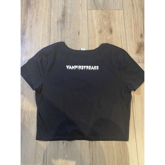 Bella + Canvas Crop Top M/L Black - Picture 5 of 5